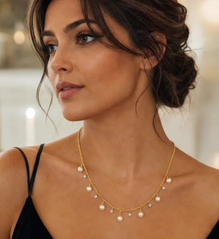 The Noa Baroque Pearl Necklace