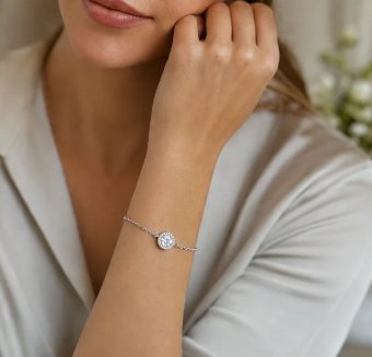 The Luna Moonstone Bracelet
